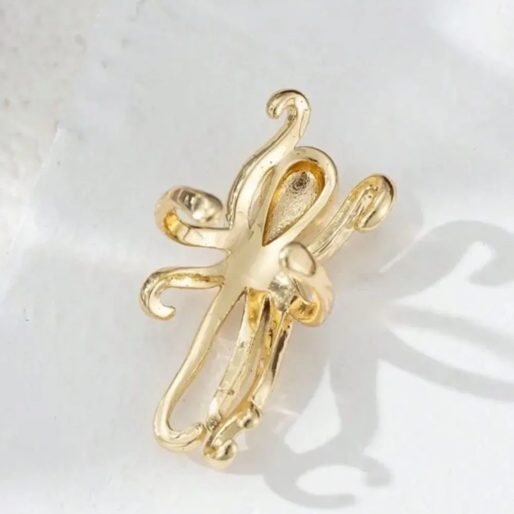 Gold Octopus Ear Cuff R64